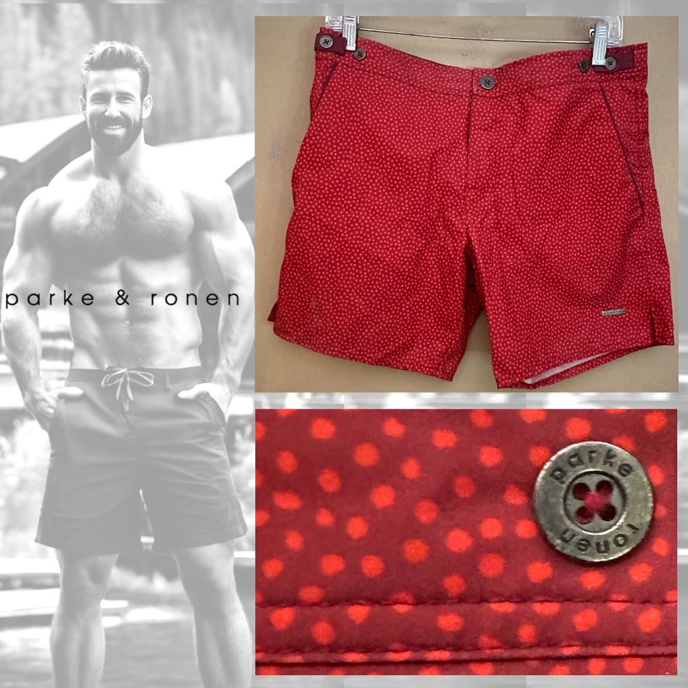 Parke & Ronen Swim Trunks 30" waist 6.5" inseam Gently worn 100% polyester